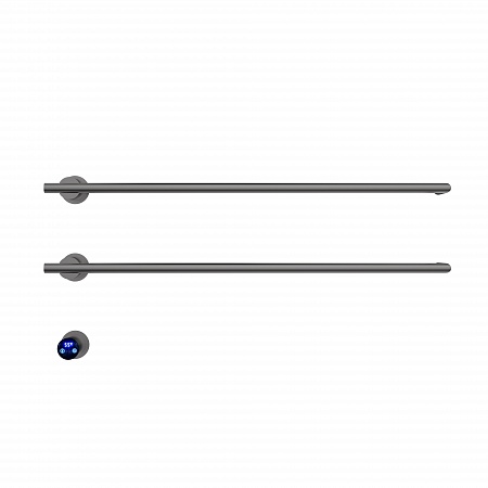 Рондо П2 350х760 электро Полотенцесушитель TERMINUS Оружейная сталь Керчь - фото 3