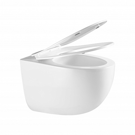 Подвесной унитаз безободковый Terminus Енисей Монолит 560х390 белый Керчь - фото 7