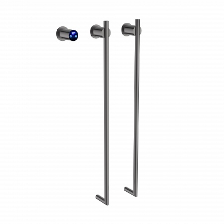 Рондо П2 350х760 электро Полотенцесушитель TERMINUS Оружейная сталь Керчь - фото 1