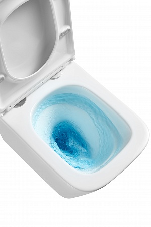 Подвесной унитаз безободковый Terminus Ватикан Монолит 490х340 белый Керчь - фото 8