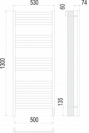 Енисей П15 500х1300 электро Полотенцесушитель TERMINUS Керчь - фото 3 Енисей П15 500х1300 электро Полотенцесушитель TERMINUS Керчь - фото 3