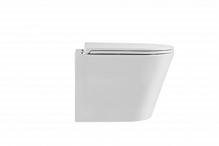 Подвесной унитаз безободковый Terminus Классик S 515х355 белый Керчь - фото 4