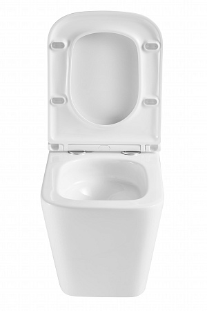 Подвесной унитаз безободковый Terminus Ватикан Монолит 490х340 белый Керчь - фото 7