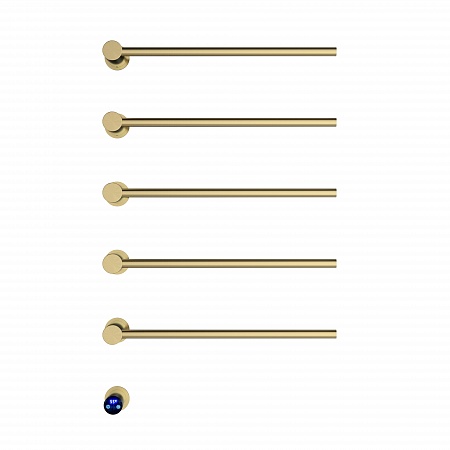 Аккорд П5 500х800 электро Полотенцесушитель TERMINUS Брашированное золото Керчь - фото 2