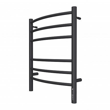 Классик П6 450х600 электро КС ЧЕРНЫЙ МУАР Полотенцесушитель TERMINUS Керчь - фото 1