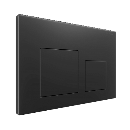 Клавиша смыва для инсталляции Terminus Classic кнопка квадрат цвет  чёрный матовый Керчь - фото 2