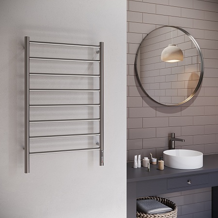 Аврора П8 500х850 Электро Полотенцесушитель TERMINUS Оружейная сталь Керчь - фото 3