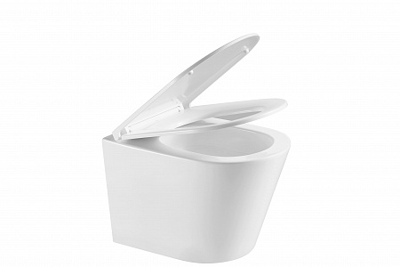 Подвесной унитаз безободковый Terminus Классик S 515х355 белый Керчь - фото 5