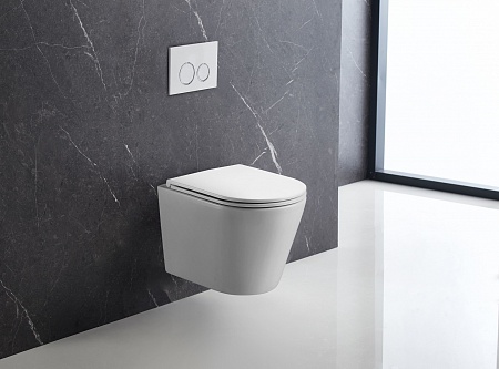 Подвесной унитаз безободковый Terminus Классик 540х365 белый Керчь - фото 1 Подвесной унитаз безободковый Terminus Классик 540х365 белый Керчь - фото 1