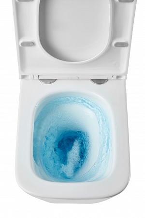 Подвесной унитаз безободковый Terminus Ватикан 490х340 белый Керчь - фото 8