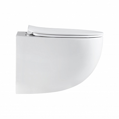 Подвесной унитаз безободковый Terminus Енисей Монолит 560х390 белый Керчь - фото 4