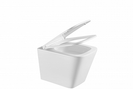 Подвесной унитаз безободковый Terminus Ватикан 490х340 белый Керчь - фото 9