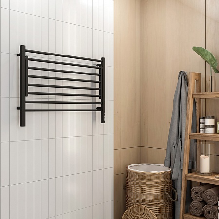 Горизонт П8 800х600 электро КС ЧЕРНЫЙ МУАР Полотенцесушитель TERMINUS Керчь - фото 3