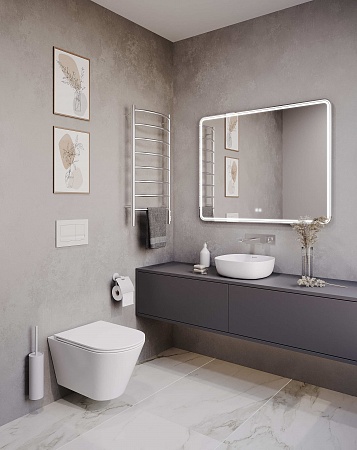 Подвесной унитаз безободковый Terminus Классик 540х365 белый Керчь - фото 3 Подвесной унитаз безободковый Terminus Классик 540х365 белый Керчь - фото 3