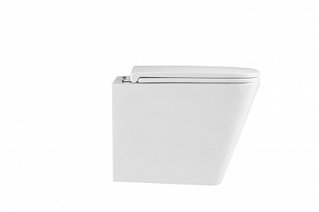 Подвесной унитаз безободковый Terminus Ватикан 490х340 белый Керчь - фото 6