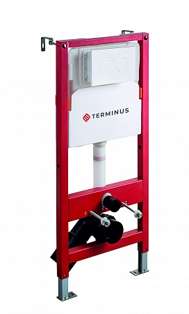 Пневматическая система инсталляции для подвесного унитаза 500х1125 (4 в 1 с клавишей смыва) Terminus Керчь - фото 2