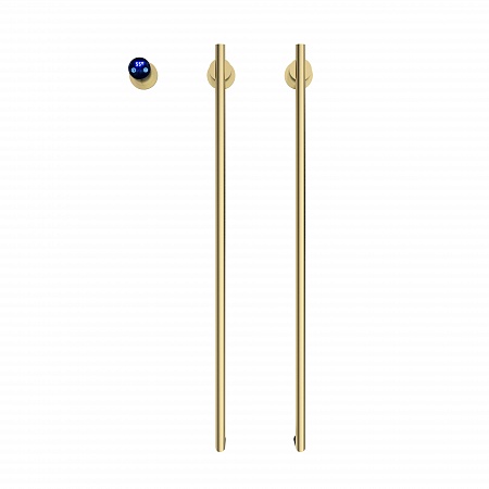 Рондо П2 350х760 электро Полотенцесушитель TERMINUS Брашированное золото Керчь - фото 2