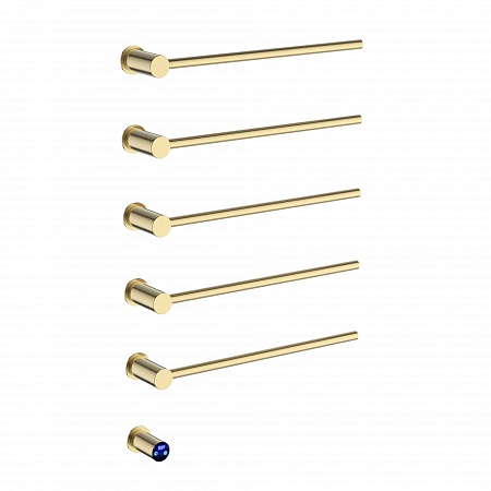 Аккорд П5 500х800 электро Полотенцесушитель TERMINUS Брашированное золото Керчь - фото 1