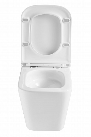 Подвесной унитаз безободковый Terminus Ватикан 490х340 белый Керчь - фото 7