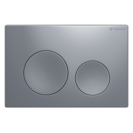 Клавиша смыва для инсталляции Terminus Classic кнопка круг цвет хром Керчь - фото 1