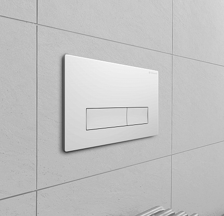 Клавиша смыва для инсталляции Terminus Classic кнопка прямоугольник цвет белый Керчь - фото 3