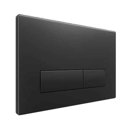 Клавиша смыва для инсталляции Terminus Classic кнопка прямоугольник цвет чёрный матовый Керчь - фото 2