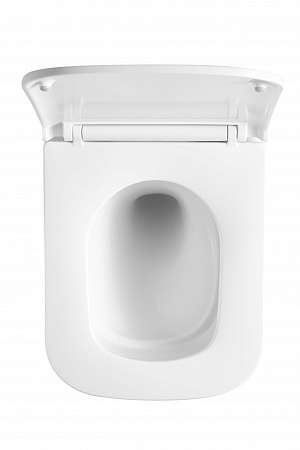 Подвесной унитаз безободковый Terminus Ватикан Монолит 490х340 белый Керчь - фото 3